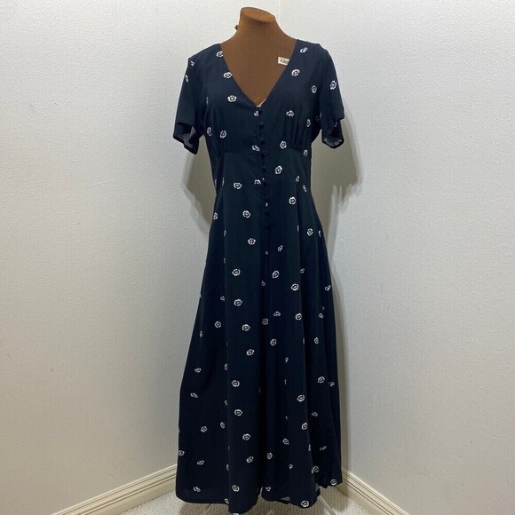 O'NEILL Women's Sheldon Woven Visit Jumpsuit with Wide Leg Size Large - Picture 3 of 12